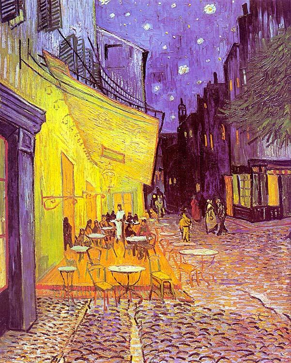 Vincent Van Gogh The Cafe Terrace on the Place du Forum, Arles, at Night
